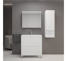 Мебель для ванной комнаты Style Line Манхэттен 80 напольная, белая, раковина Andrea Classic 80