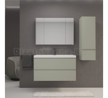 Мебель для ванной комнаты Style Line Манхэттен 100 подвесная, олива, раковина Andrea Classic 1000