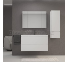 Мебель для ванной комнаты Style Line Манхэттен 100 подвесная, белая, раковина Andrea Classic 1000