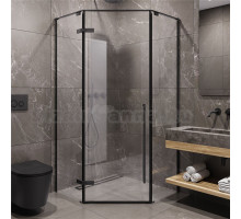 Душевой уголок Timo TTSSP-100/03C-8 100x100 см, профиль черный, стекло прозрачное