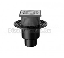 Душевой трап Fachmann Т 310 04.053 12x12, в пол, с сифоном