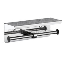 Держатель для туалетной бумаги Frap F503 двойной, хром