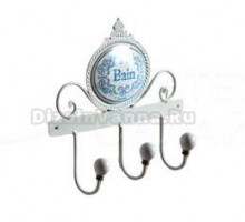 Крючок Inlavka Купальня LV31033 белый, на шурупах