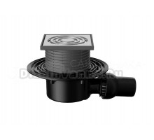 Душевой трап Fachmann Т 520 04.043 12x12, в пол, с сухим затвором, с сифоном