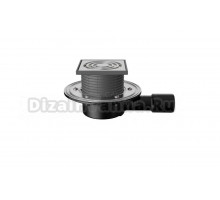 Душевой трап Fachmann Т 90 04.148 12x12, в пол, с сухим затвором, с сифоном