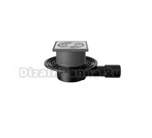 Душевой трап Fachmann Т 90 04.160 12x12, в пол, с сухим затвором, с сифоном