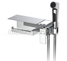 Гигиенический душ Frap H76 F2076 со смесителем, С ВНУТРЕННЕЙ ЧАСТЬЮ, хром