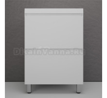 Тумба с раковиной Style Line Манхэттен 60 напольная, белая, раковина Florentina Астория 60 белая