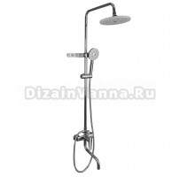 Душевая стойка Frap F24003 с крючками, хром