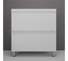 Тумба с раковиной Style Line Манхэттен 80 напольная, белая, раковина Florentina Астория 80 белая