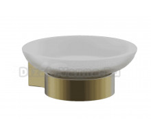 Мыльница BELZ B913 B91302 настенная, стеклянная, золотая