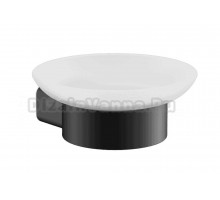 Мыльница BELZ B909 B90902 настенная, стеклянная, черная