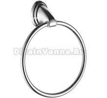 Держатель для полотенец Frap F1504 глянцевый хром, кольцо
