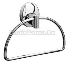 Держатель для полотенец Frap F1604-2 глянцевый хром, кольцо