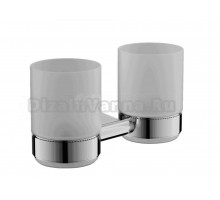 Стакан для ванной BELZ B911 B91108 настенный, хром, стеклянный, двойной