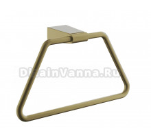 Держатель для полотенец BELZ B913 B91304 брашированное золото, кольцо