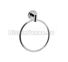 Держатель для полотенец Frap F1704 глянцевый хром, кольцо