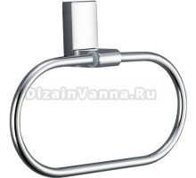 Держатель для полотенец Frap F1804 глянцевый хром, кольцо