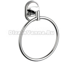 Держатель для полотенец Frap F1904 глянцевый хром, кольцо