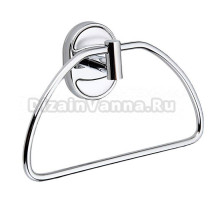Держатель для полотенец Frap F1904-2 глянцевый хром, кольцо