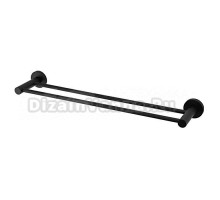 Держатель для полотенец Frap F30209 матовый черный