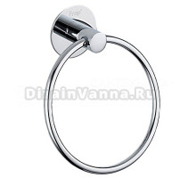 Держатель для полотенец Frap F3804 глянцевый хром, кольцо