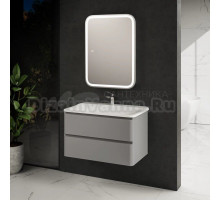 Тумба под раковину для ванной AQUAme S4 80 серая