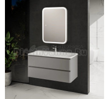 Тумба под раковину для ванной AQUAme S4 100 серая