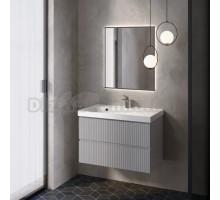 Тумба под раковину для ванной AQUAme S1 80 серая