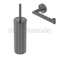 Набор Держатель Cezares Relax RELAX-PH2-GM + Ершик RELAX-TBS-M-GM