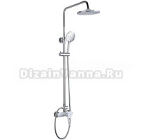 Душевая стойка Frap F2449-20 белая, хром