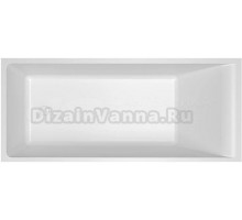 Ванна из искусственного камня Timo Anneli ANNELI1675 165x75 см, отдельностоящая, белая, с донным клапаном