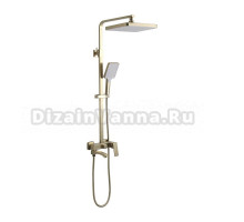 Душевая стойка Frap H76 F2476-3 золотой сатин