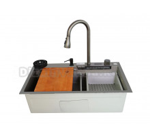 Многофункциональная мойка для кухни Stella Polar Оренсе KS754505 матовая серая