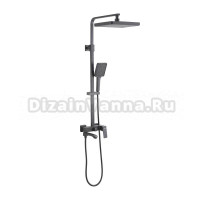 Душевая стойка Frap H76 F2476-9 оружейная сталь