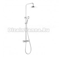 Душевая стойка Jacob Delafon Elite E35335-CP с термостатом и полочкой, хром