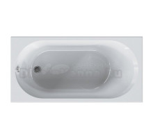 Акриловая ванна AM.PM X-Joy W94A 140x70 см, пристенная, белая, с каркасом, с экраном
