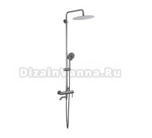 Душевая стойка Frap H807 F24807-9 оружейная сталь