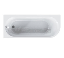 Акриловая ванна AM.PM X-Joy W94A-170L70W-ARP 170x70 см, угловая, левая, пристенная, белая, асимметричная, с каркасом, с экраном
