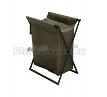 Корзина для белья Allen Brau Priority 6.32002-89 напольная, черная, прямоугольная, металл, текстиль