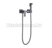 Гигиенический душ Frap F7504-9 со смесителем, оружейная сталь