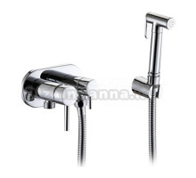 Гигиенический душ Frap F7508 со смесителем, С ВНУТРЕННЕЙ ЧАСТЬЮ, хром