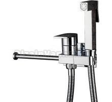 Гигиенический душ Frap F7512 со смесителем, С ВНУТРЕННЕЙ ЧАСТЬЮ, хром