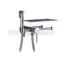 Гигиенический душ Frap F7516 со смесителем, С ВНУТРЕННЕЙ ЧАСТЬЮ, хром