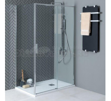 Душевой уголок Aquanet Pleasure Evo AE65-N100-CT 100х100, профиль глянцевый хром, стекло прозрачное
