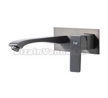 Смеситель для раковины Frap H76 F1276-9 С ВНУТРЕННЕЙ ЧАСТЬЮ, оружейная сталь