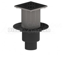 Душевой трап Татполимер ТП-310Р 15x15, в пол