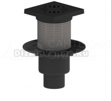 Душевой трап Татполимер ТП-310PG 15x15, в пол