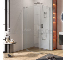Душевой уголок Cezares Slider SLIDER-AH-1-80-90/100-C-Cr 80х100 см, профиль хром, стекло прозрачное