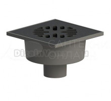 Душевой трап Татполимер ТП-102P 14x14, в пол